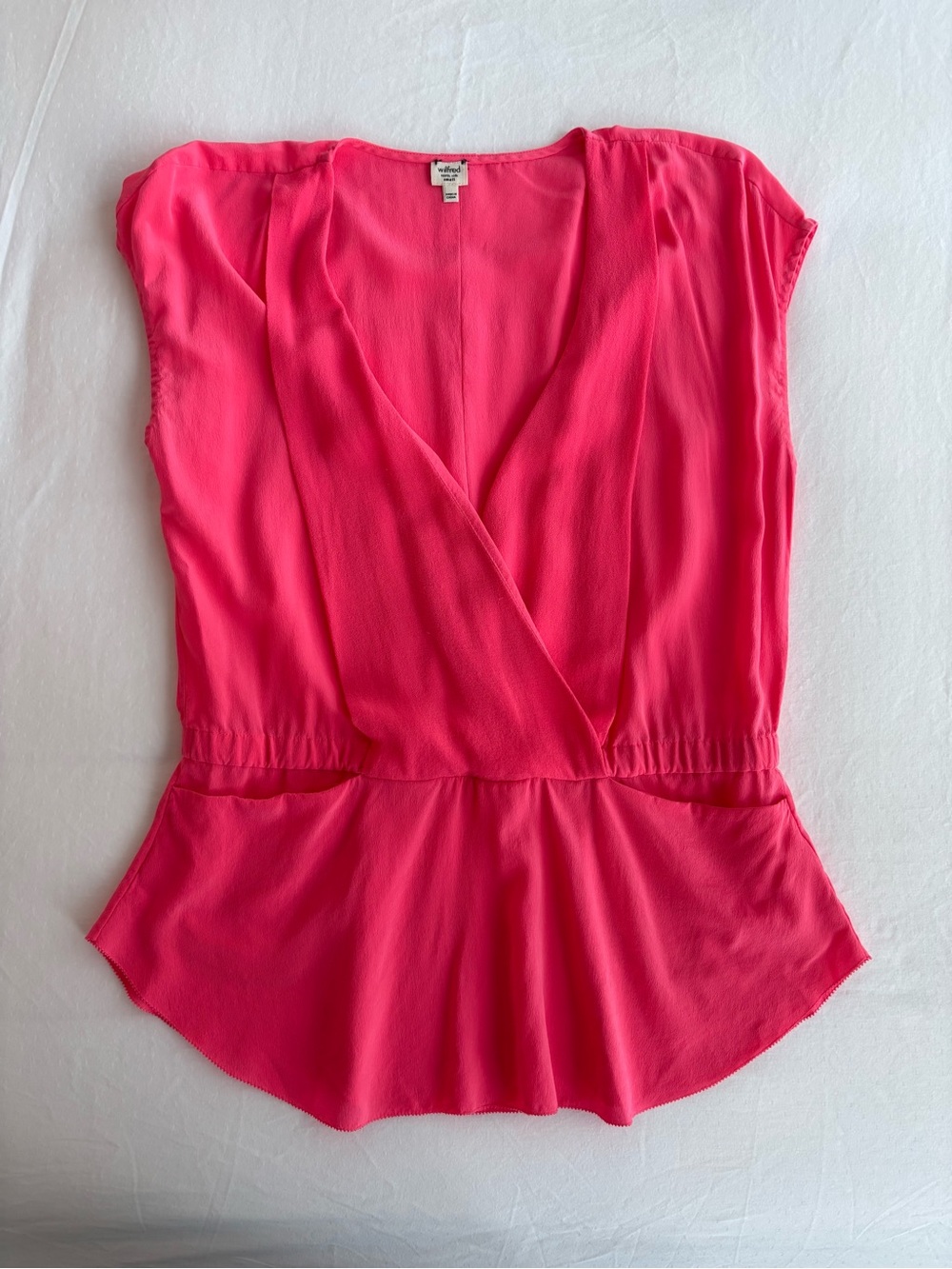 Wilfred Hot Pink Silk Blouse